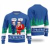 Biden And Trump Political Ugly Christmas Sweater