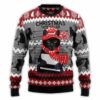 Black Cat Tree Ugly Christmas Sweater 1