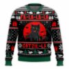 Catzila Ugly Christmas Sweater 1