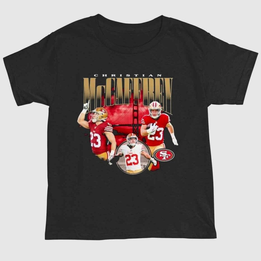 Christian McCaffrey San Francisco 49ers Bridge Player Shirt 1 2