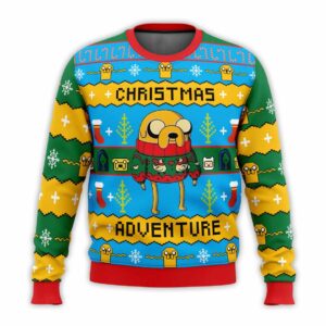 Christmas Adventure Time Ugly Christmas Sweater 1