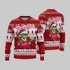 Christmas Grnch Santa Nationals Ugly Sweater 2024