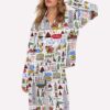 Christmas Holidays In New York Pajama Set 1