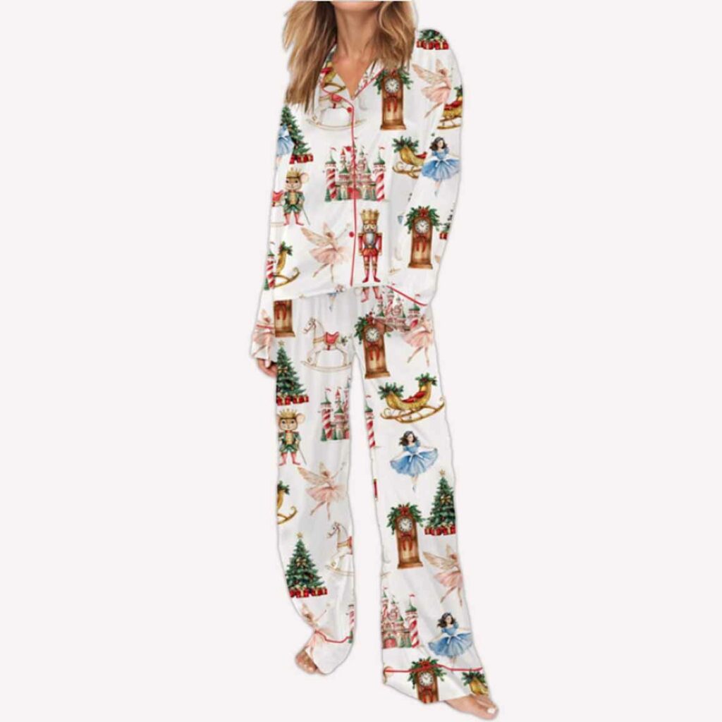 Christmas Nutcracker Ballet Pajama Set 2