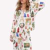 Christmas Paris Pajama Set 1