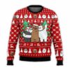 Christmas We Bare Bears Ugly Christmas Sweater 1