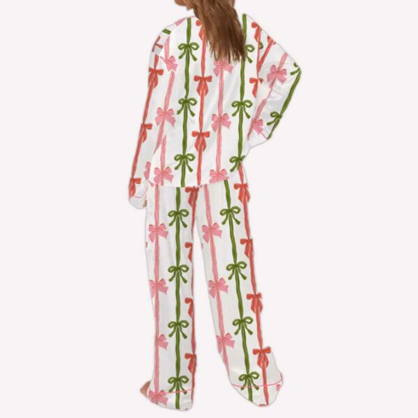 Coquette Christmas Bows Pajama Set 3