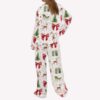 Coquette Christmas Holiday Pajama Set 3