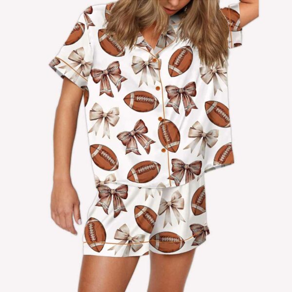 Coquette Football Pajama Set 1