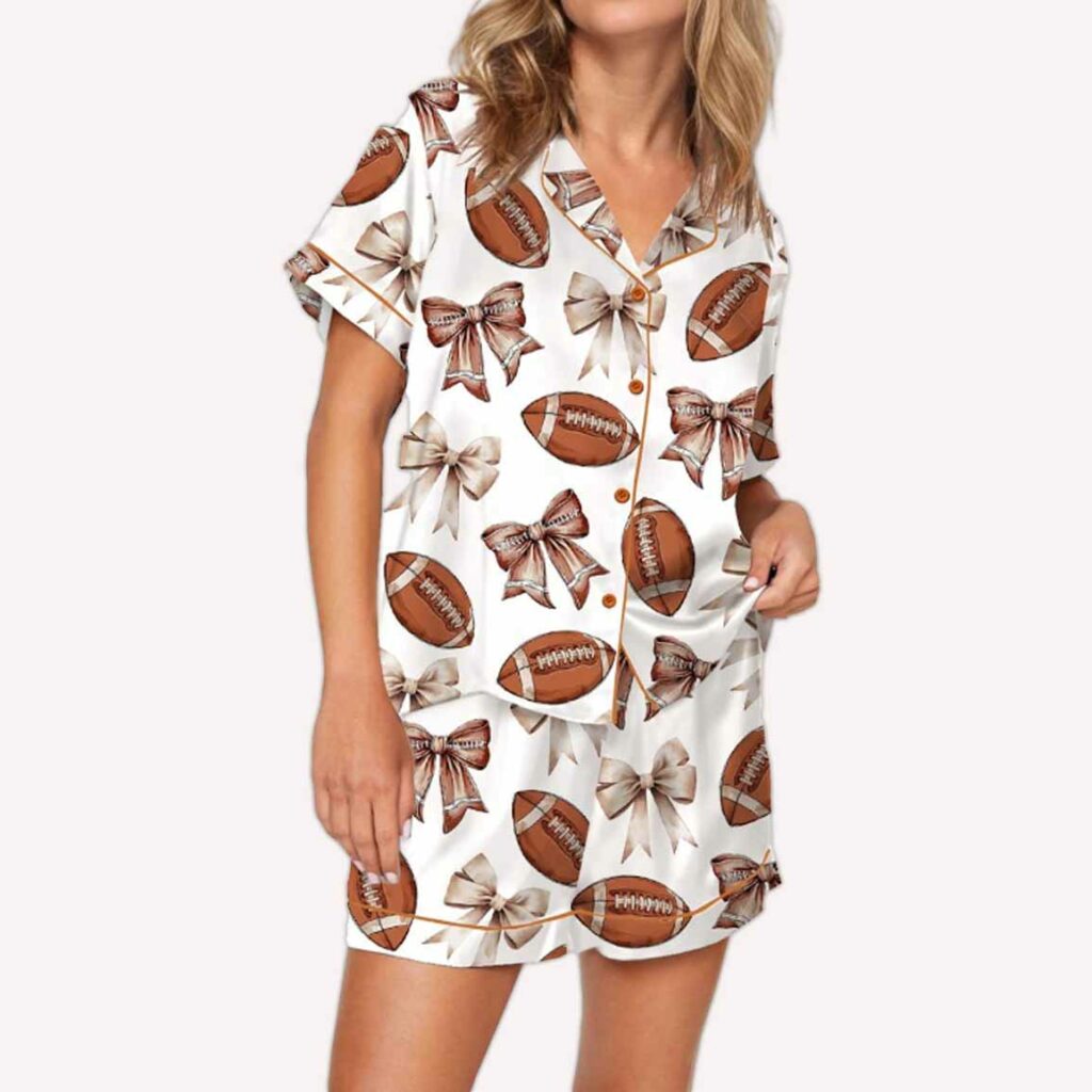 Coquette Football Pajama Set 3