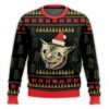 Coughing Cat Meme Ugly Christmas Sweater 1