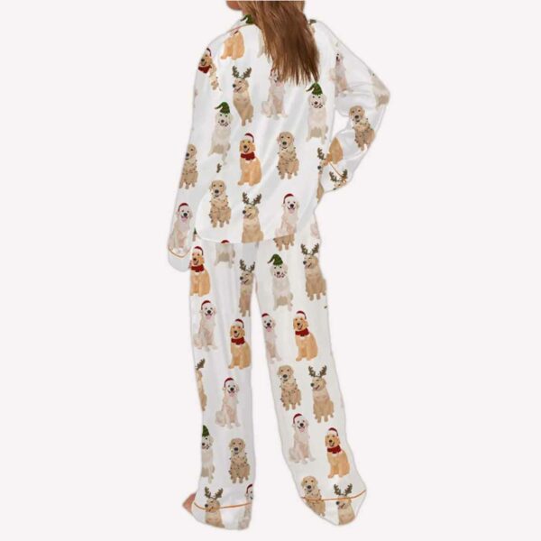 Cute Golden Retriever Christmas Pajama Set