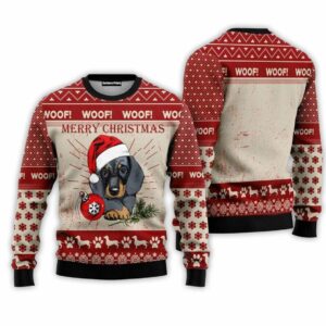 Dachshund Dog Ugly Christmas Sweater