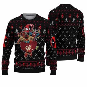 Deadpool Spider Man Ugly Christmas Sweater