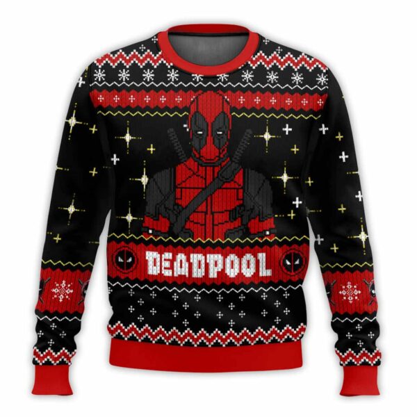 Deadpool Ugly Christmas Sweater 1