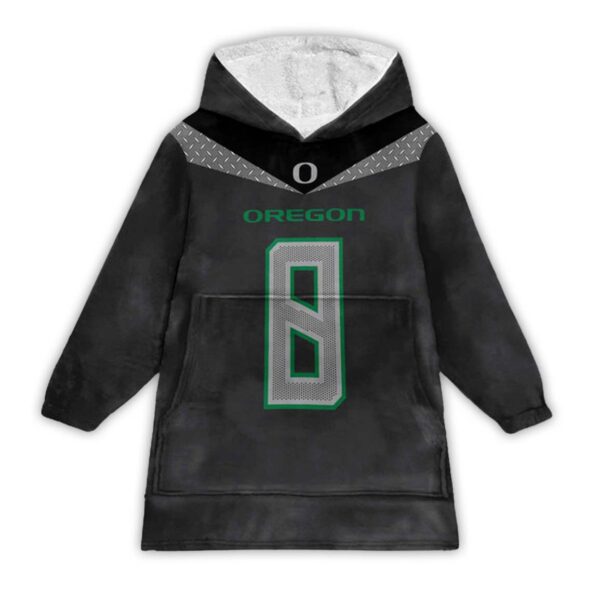 Dillon Gabriel Oregon Ducks Football Unisex Blanket Hoodie 1