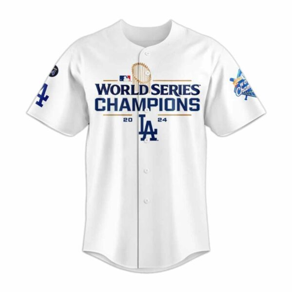 Dodgers 2024 World Series Champions Baseball Jersey