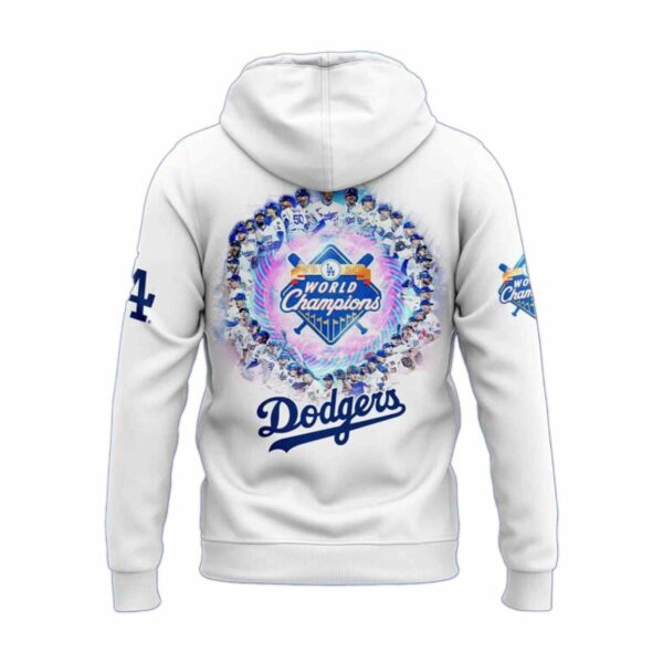 Dodgers 2024 World Series Champions Hoodie Zip