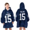 Drew Allar Penn State Football Unisex Blanket Hoodie 3