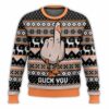 Duck You Funny Ugly Christmas Sweater 1