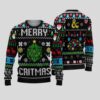 Dungeons And Dragons Merry Critmas Ugly Christmas Sweater