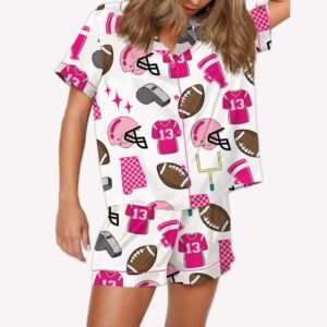 Football Theme Pajama Set 1