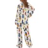 Funny Dog Satin Pajama Set