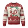 Funny Theres Some Hos Hos In This House Ugly Christmas Sweater