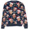 Funny Trump Face 2024 Ugly Sweater