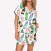 Gin Bottles Satin Pajama Set 3