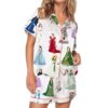 Gone With Wind Scarlett Satin Pajama Set 1