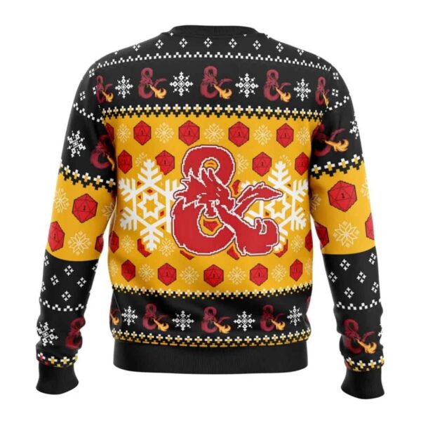 Guess I'll Die Dungeons Dragons Ugly Christmas Sweater 1