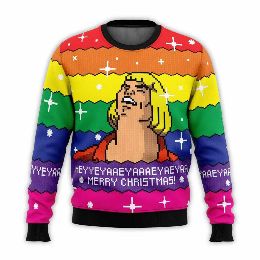 HEYYEYA HE MAN Ugly Christmas Sweater