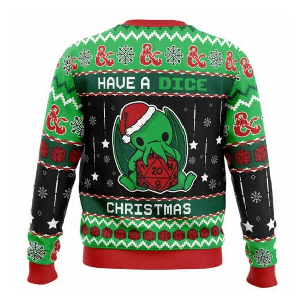 Have A Dice Dungeons Dragons Ugly Christmas Sweater 1