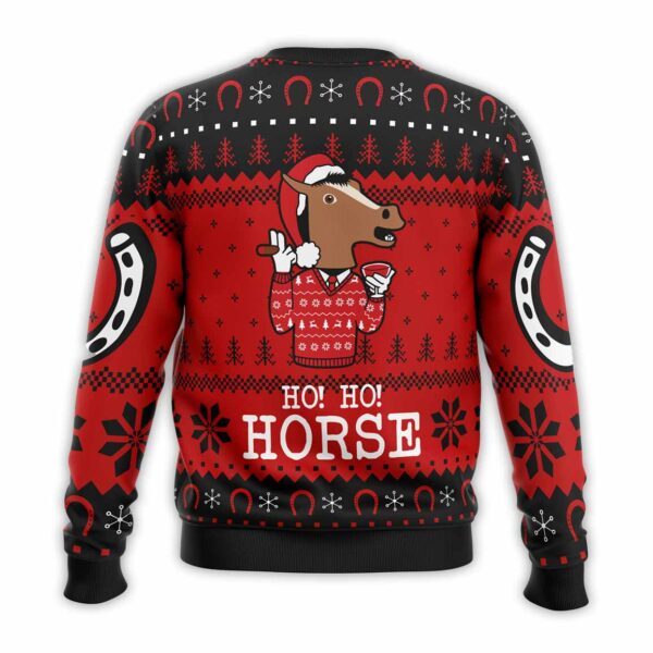 Ho! Ho! Horse Bojack Horseman Ugly Christmas Sweater 2