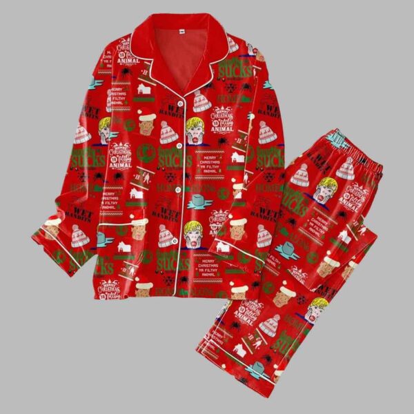 Home Alone Merry Christmas Ya Filthy Animal Pajamas Set