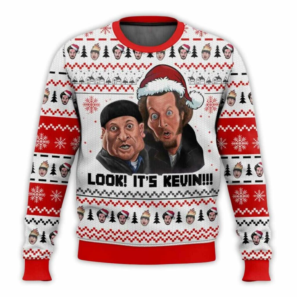 Home Alone Look! It's Kevin!!! Ugly Christmas Sweater