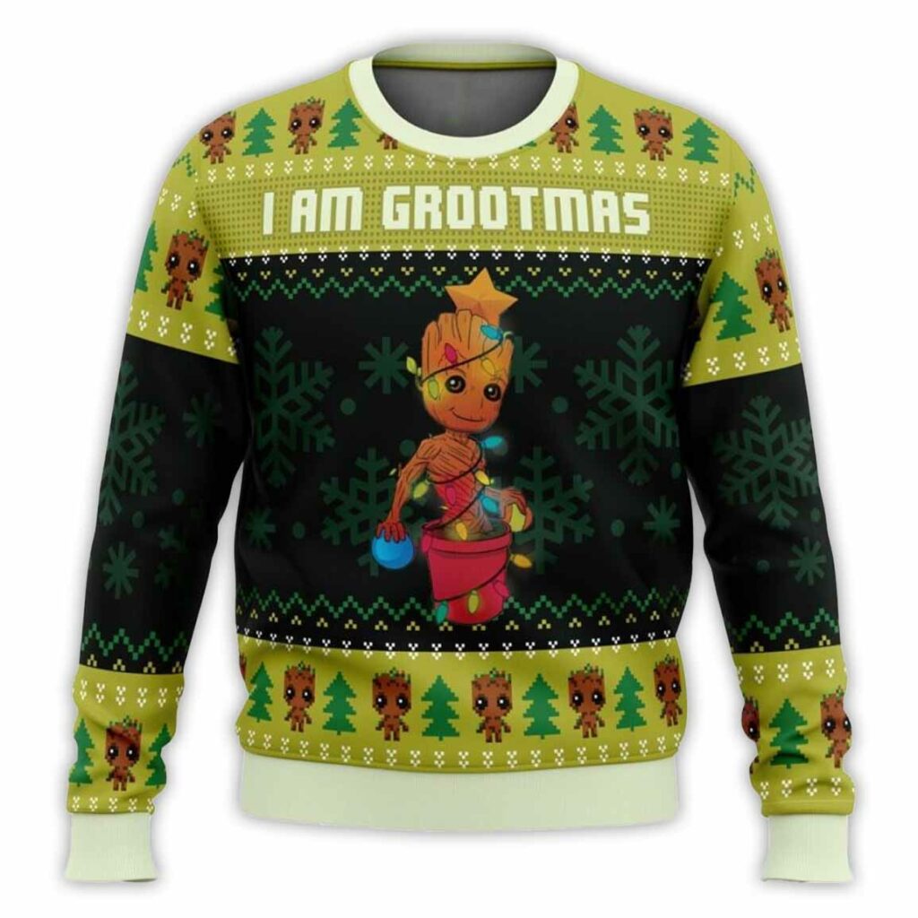 I Am Grootmas Ugly Christmas Sweater 1