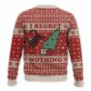 I Regret Nothing Black Cat Ugly Christmas Sweater 2