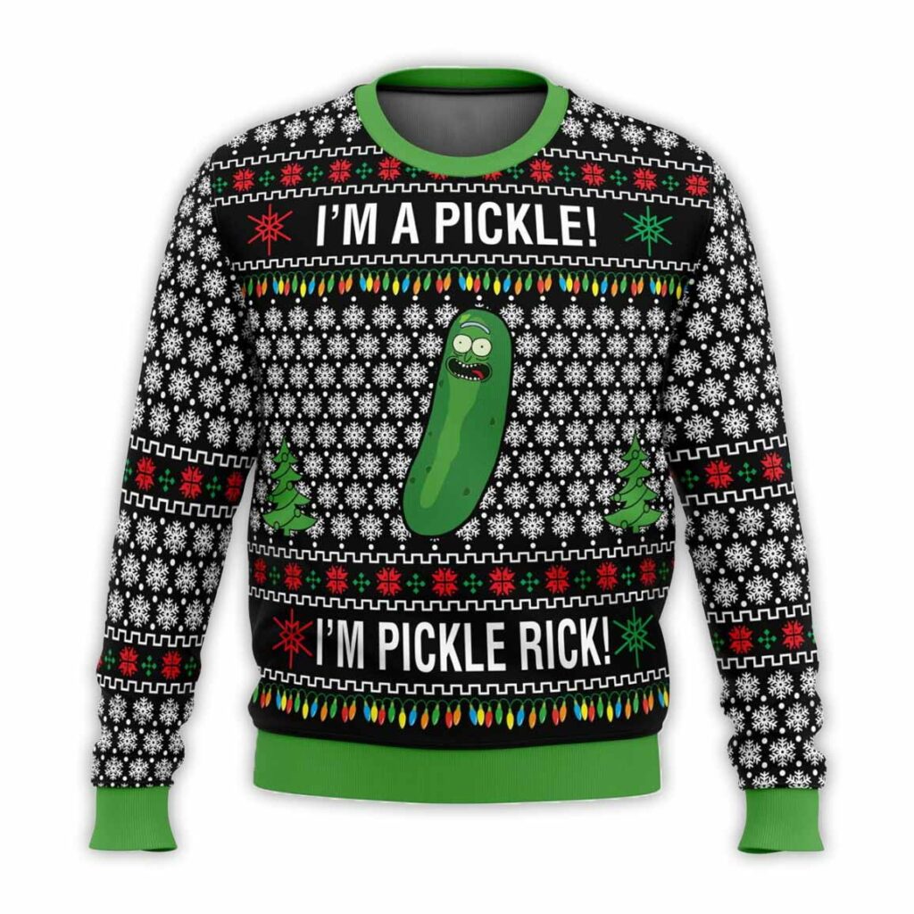 I'm A Pickle - Rick and Morty Ugly Christmas Sweater