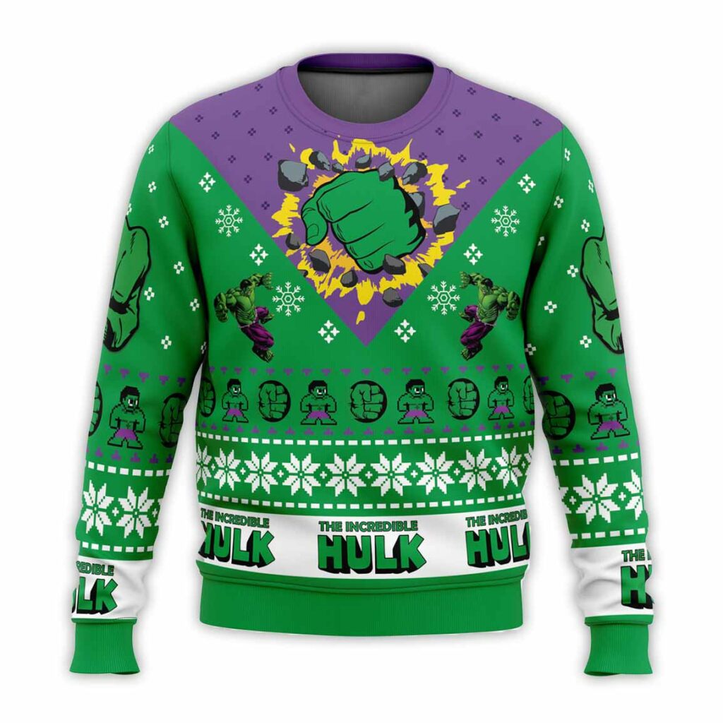 Im Always Angry The Incredible Hulk Ugly Christmas Sweater 1