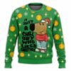 Im Just a Chill Guy Who Likes Christmas Meme Ugly Sweater 1