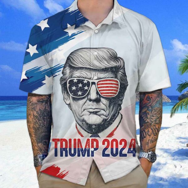 Independence Day Trump 2024 Hawaiian Shirt