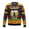 It's The Most Wonderful Time For A Beer Ugly Christmas Sweater 1