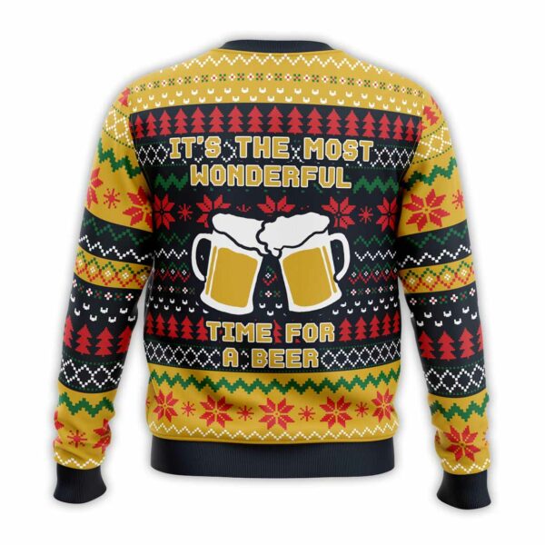 It's The Most Wonderful Time For A Beer Ugly Christmas Sweater 2