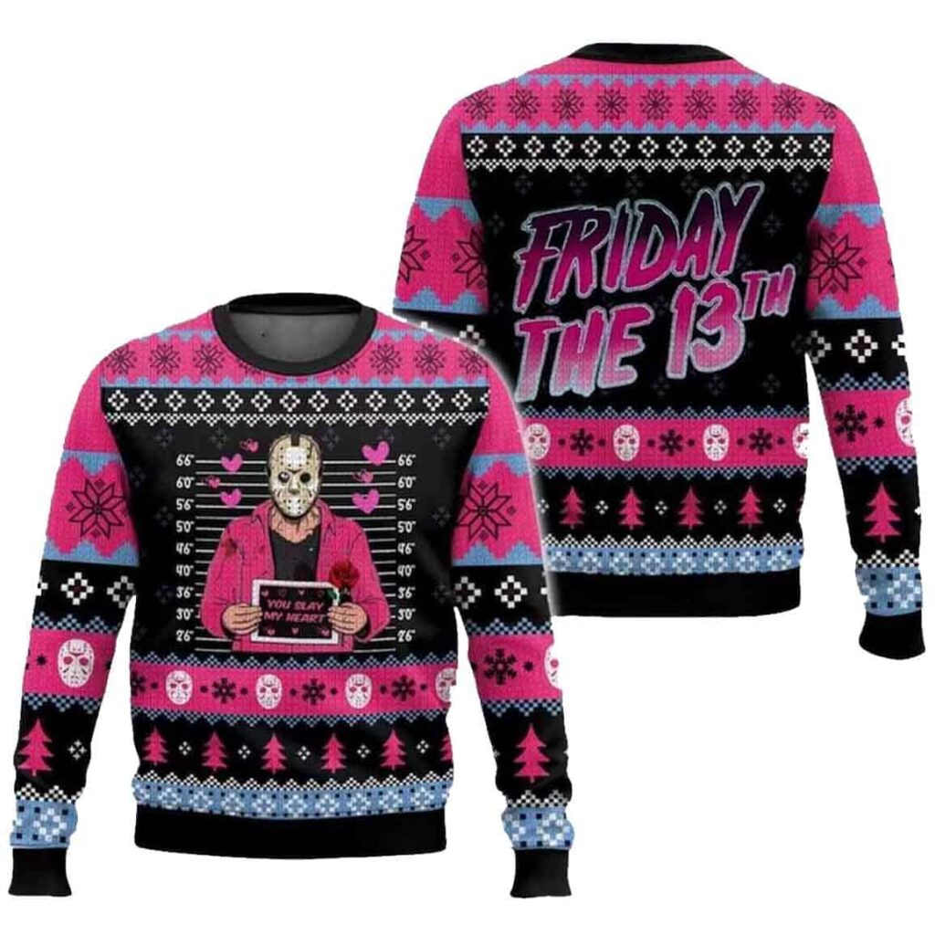 Jason Voorhees Ugly Christmas Sweater