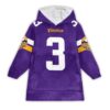 Jordan Addison Minnesota Football Unisex Blanket Hoodie 1