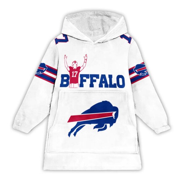 Josh Allen Buffalo Bills Football Unisex Blanket Hoodie 1