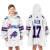 Josh Allen Buffalo Bills Football Unisex Blanket Hoodie 3