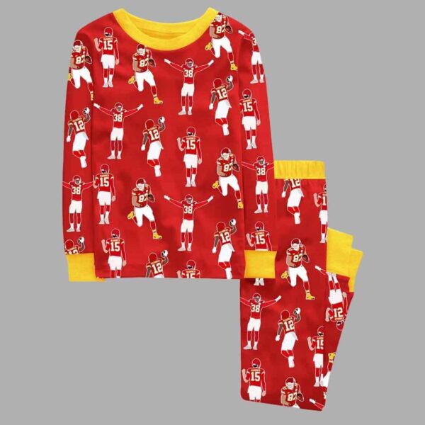 Kansas City Chiefs Football Pajama Set 2